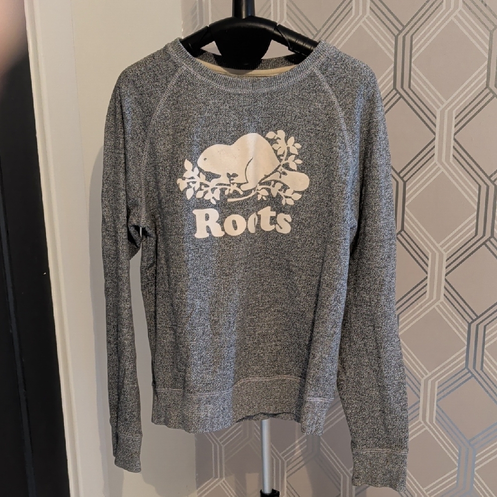Roots Heather Gray Crewneck Sweatshirt